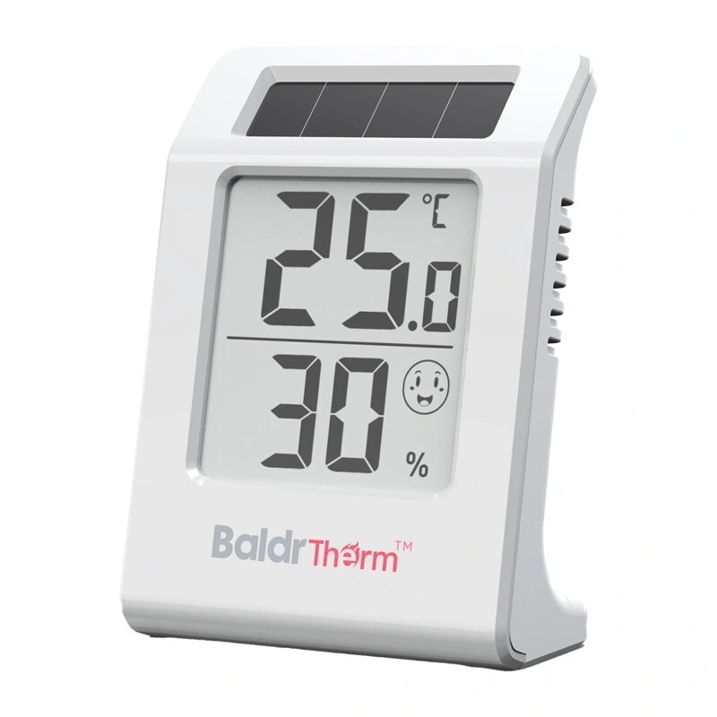 BALDRTHERM E0587TH Aurinkokäyttöinen lämpötila- ja kosteusmittari