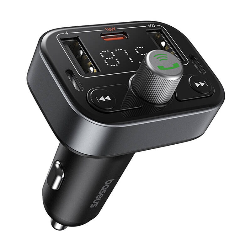 Baseus S-09 Pro FM-lähetin, Bluetooth (musta)