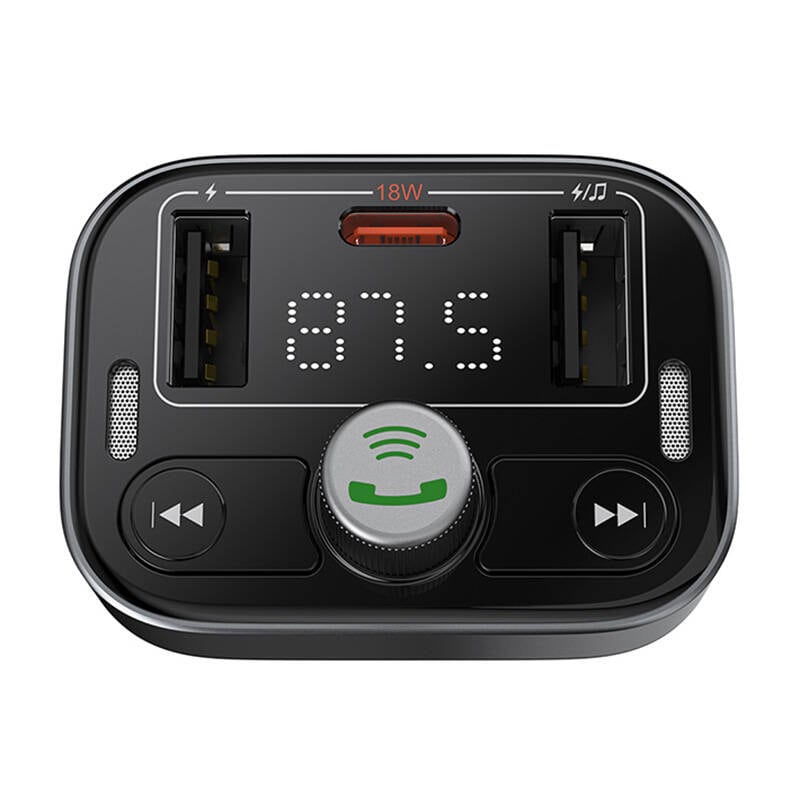 Baseus S-09 Pro FM-lähetin, Bluetooth (musta)