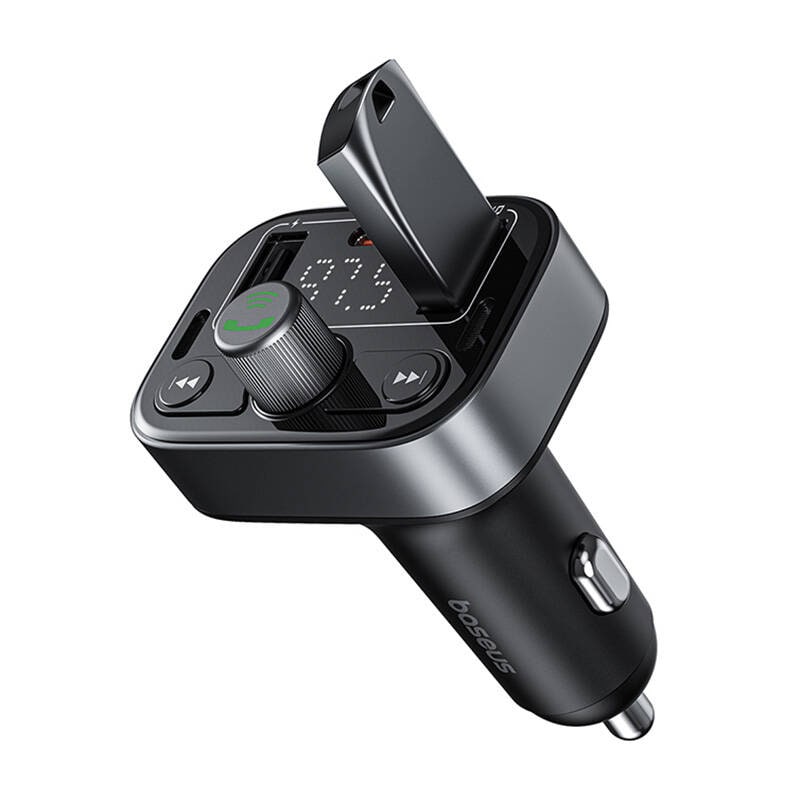 Baseus S-09 Pro FM-lähetin, Bluetooth (musta)