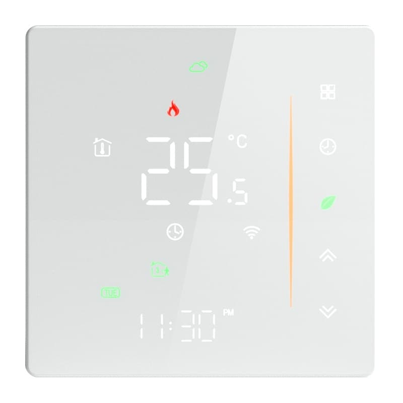MOES WHT-006-GB-WH Wi-Fi-termostaatti sähkölämmitykseen (valkoinen)