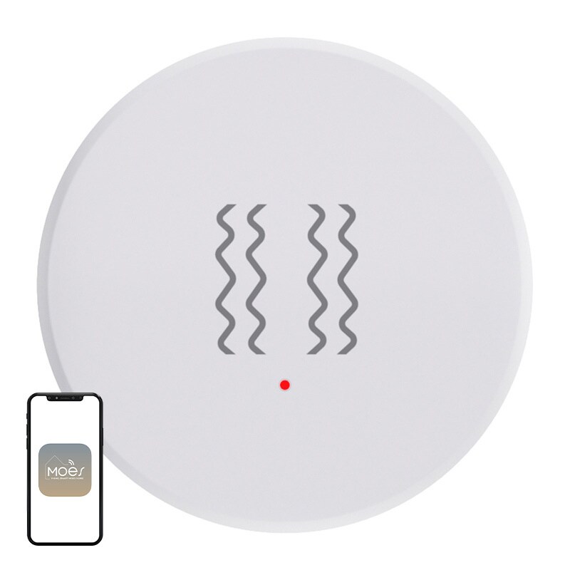 MOES ZSS-S02-VBR-C ZigBee-tärinäanturi