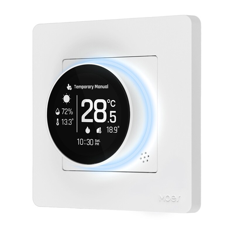 MOES ZHT-SR-GB ZigBee-termostaatti sähkölämmitykseen