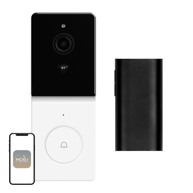 MOES WDB-TY-B20 Wi-Fi RF 433 MHz 1080p -videokello