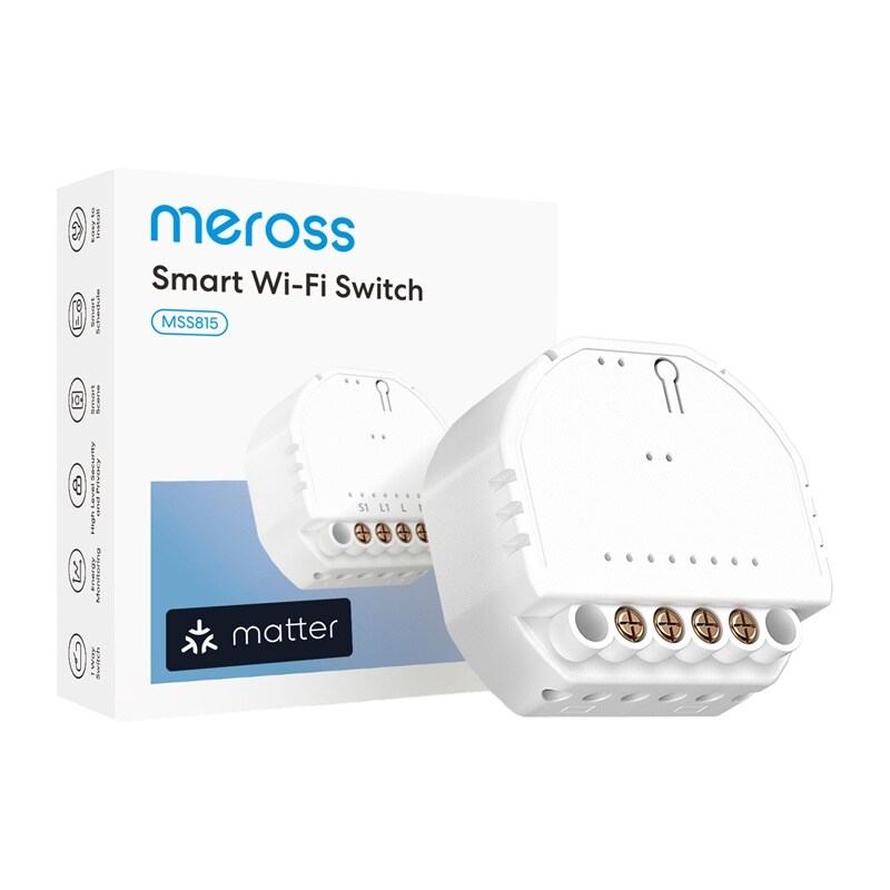 MEROSS MSS815MAQUA-UN 4 kpl:n pakkaus älykkäitä Wi-Fi-kytkimiä
