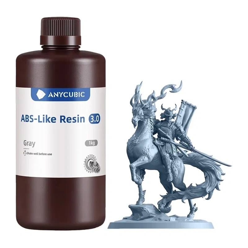 ANYCUBIC ABS-tyyppinen hartsi 3.0 (harmaa)