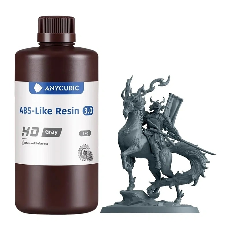 ANYCUBIC ABS-tyyppinen hartsi 3.0 (harmaa)