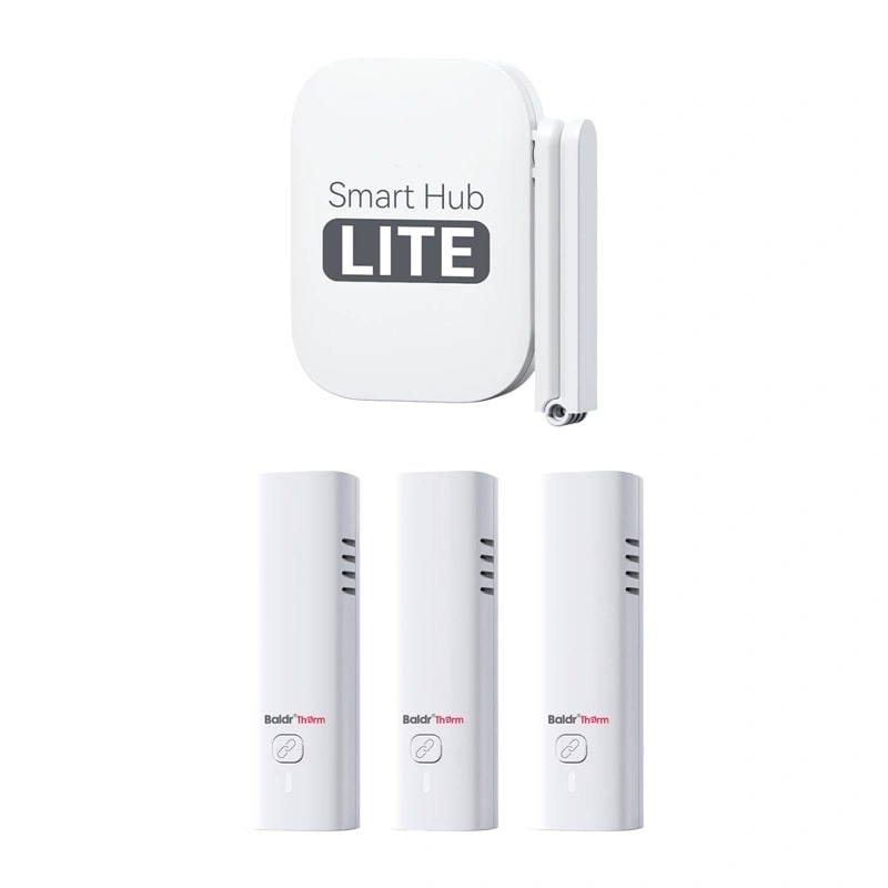 BALDRTHERM HCS802ARF Wi-Fi-lämpötila- ja kosteusmittari (anturi + keskittin)