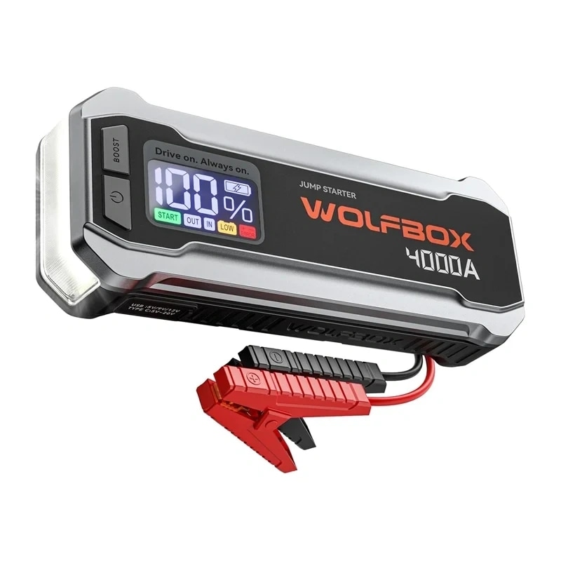 WOLFBOX MegaVolt 24, 24 000 mAh, 4 000 A:n käynnistysapulaite