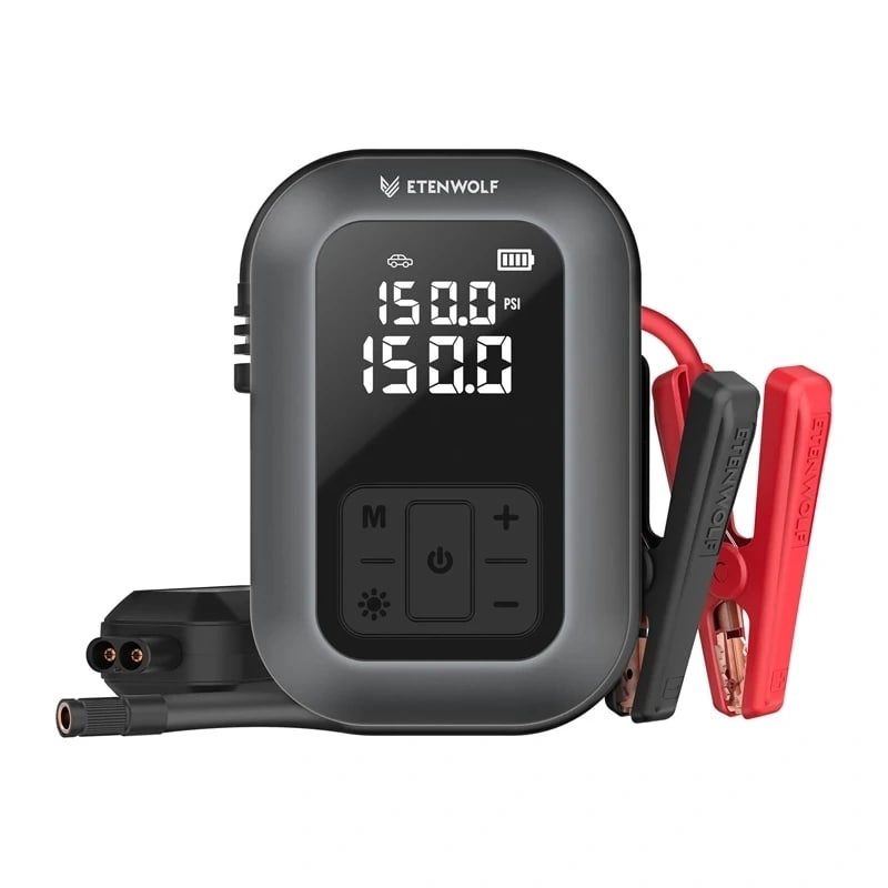 Etenwolf X5 Pro -auton ilmakompressori, 11,03 bar, 6000 mAh