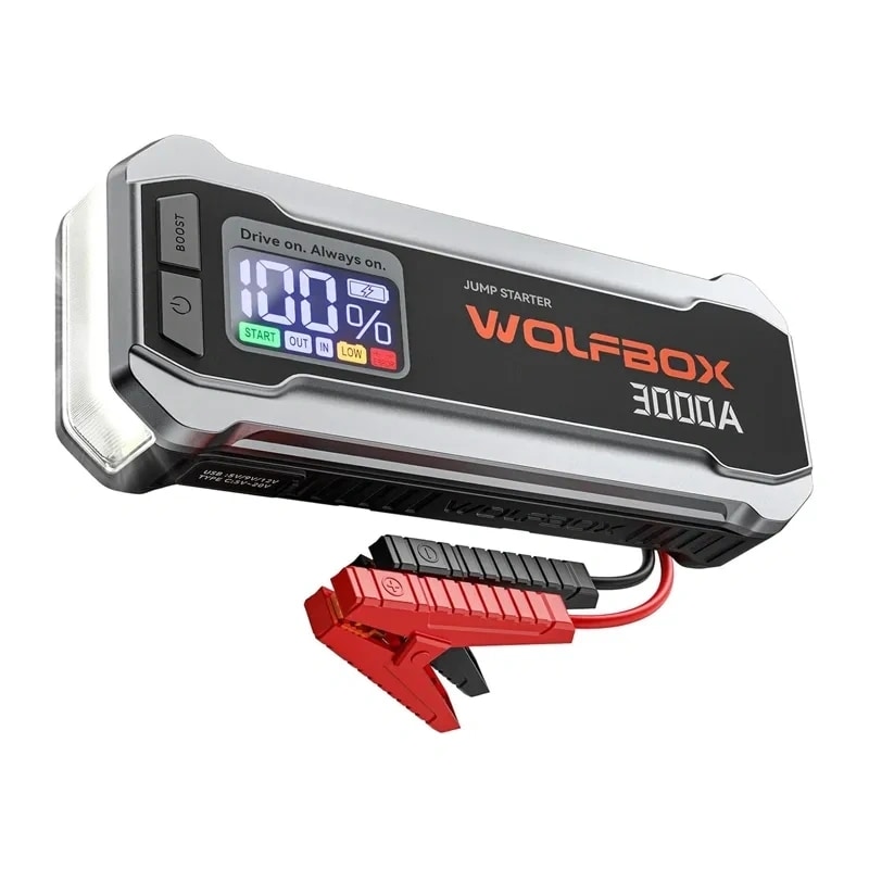 WOLFBOX MegaVolt 16 16 000 mAh 3 000 A käynnistysapulaite