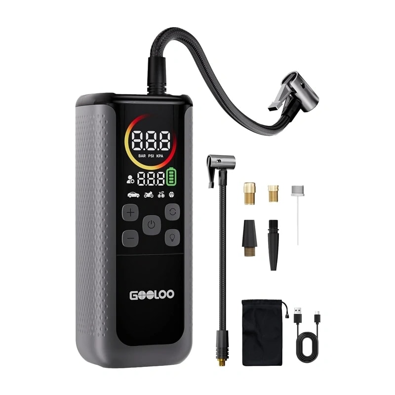 GOOLOO GT160 -kaksoisilmakompressori autoon