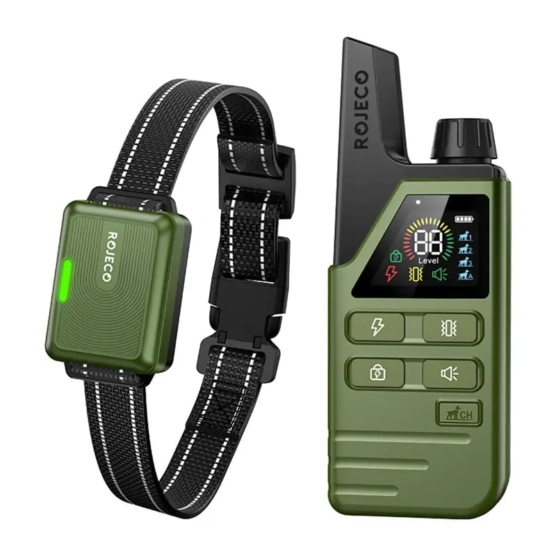 Rojeco DOG800 -koulutuskaulapanta (vihreä)