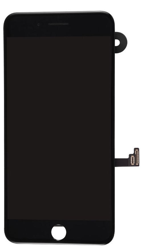 iPhone 7 LCD + Touch Display Näyttö kameralla ja kehyksellä - Musta väri